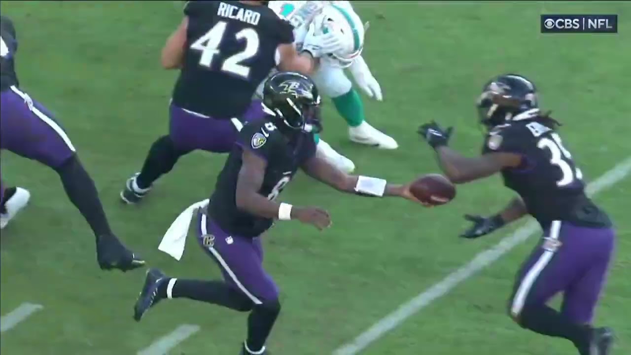 Gus Edwards rushed to the right for 1 yard touchdown
