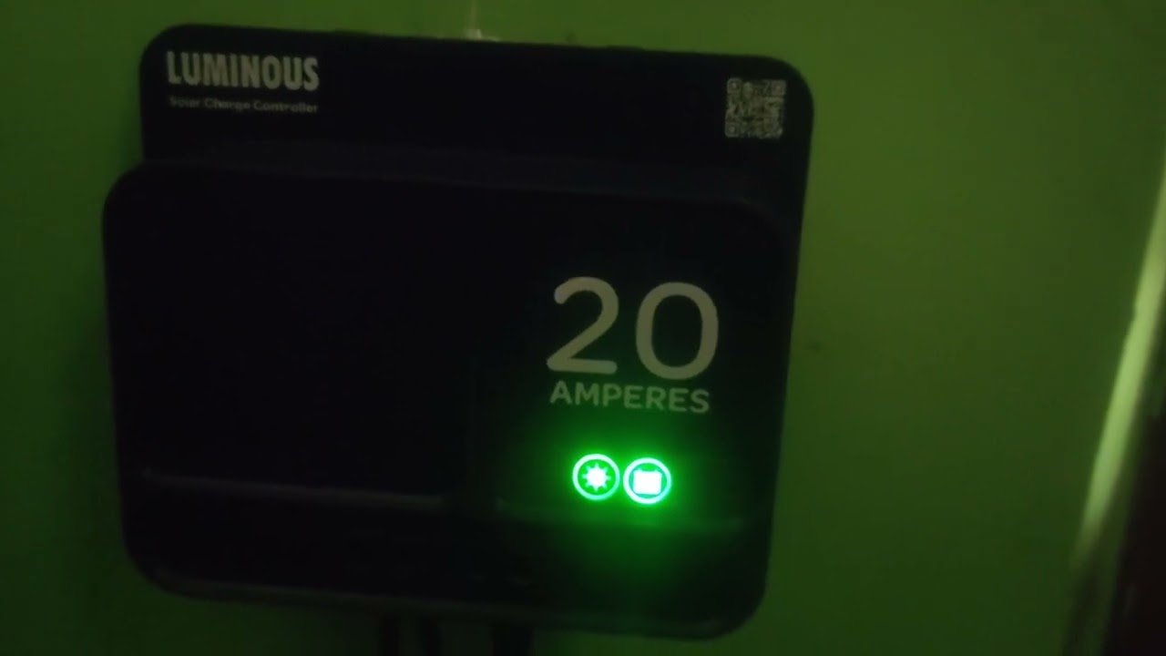 Solar luminous solar charger controller full charge battery 🔋