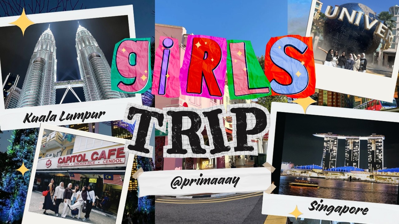 GIRLS TRIP SINGAPORE & KUALA LUMPUR: Explore Kuala Lumpur & Singapore (Universal Studios)! 🦕 #AVlog