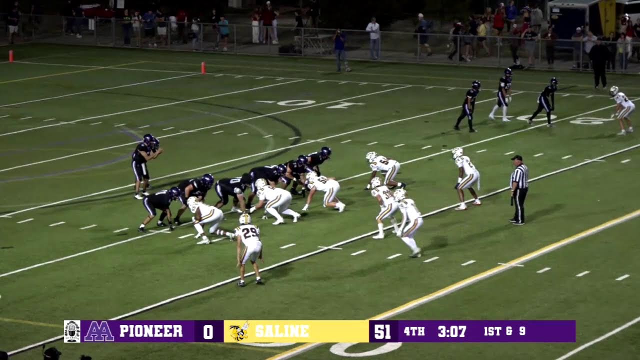 Pioneer Varsity Football vs Saline 9/12/25