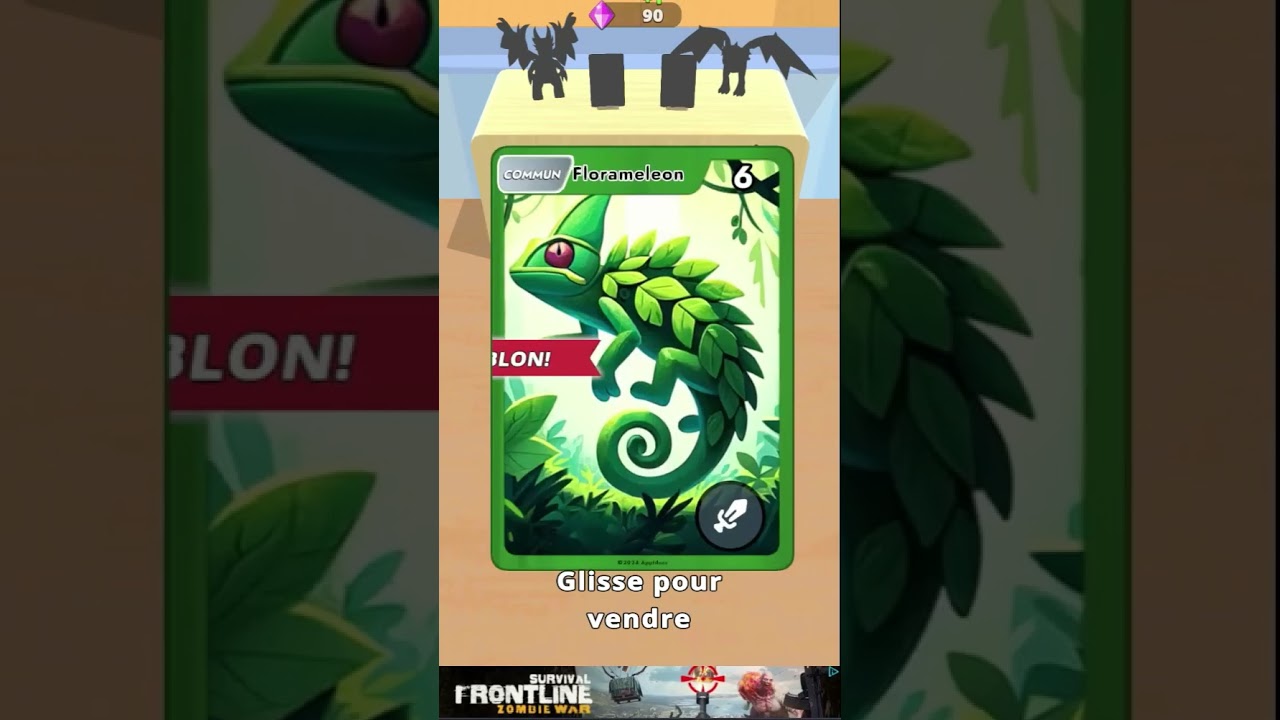 mini monsters Carte  #games #merge