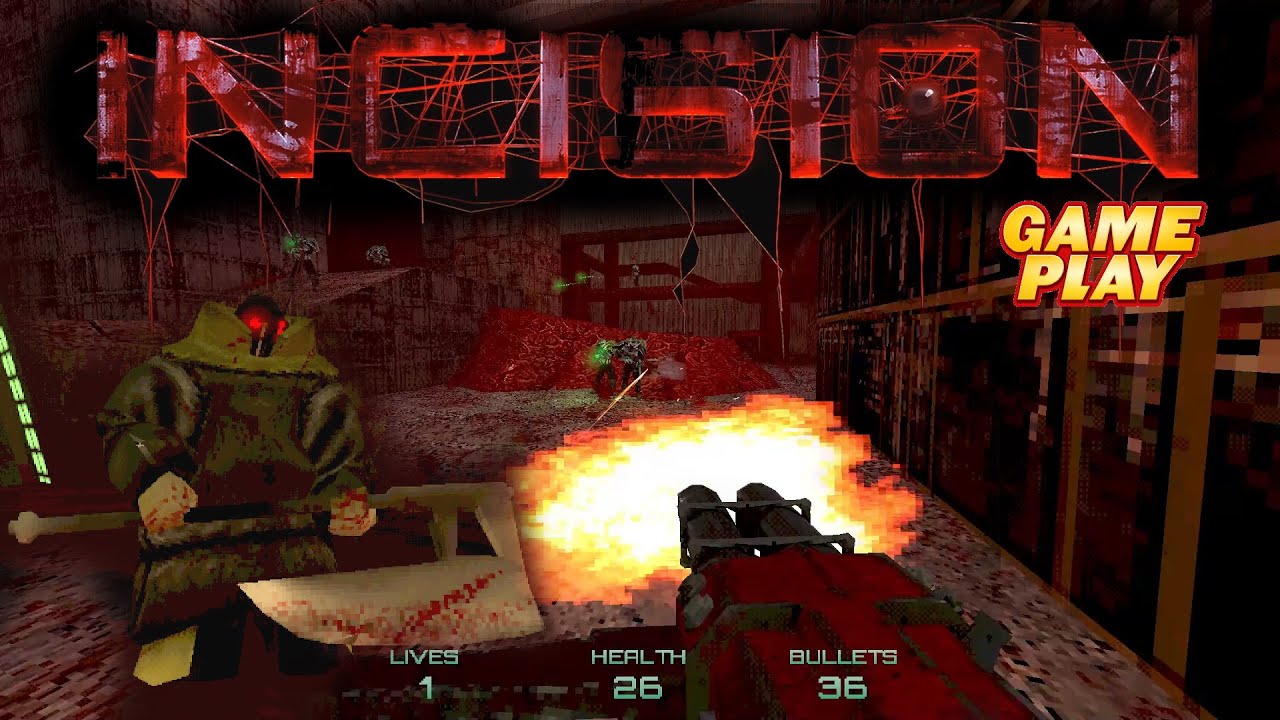 INCISION ★ Gameplay ★ PC Steam [ Free Demo ] DOOM style shooter game 2022