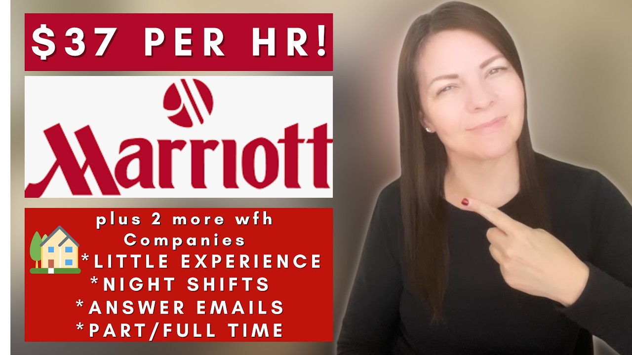 Marriott is Hiring Remote + Little Experience Work From Home Jobs 2026 (Night Shifts/Full/Part Time)