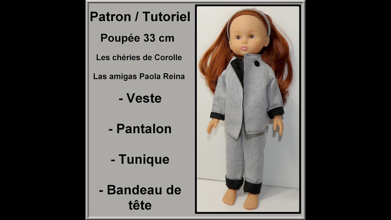 Ensemble pour poupée 33 cm