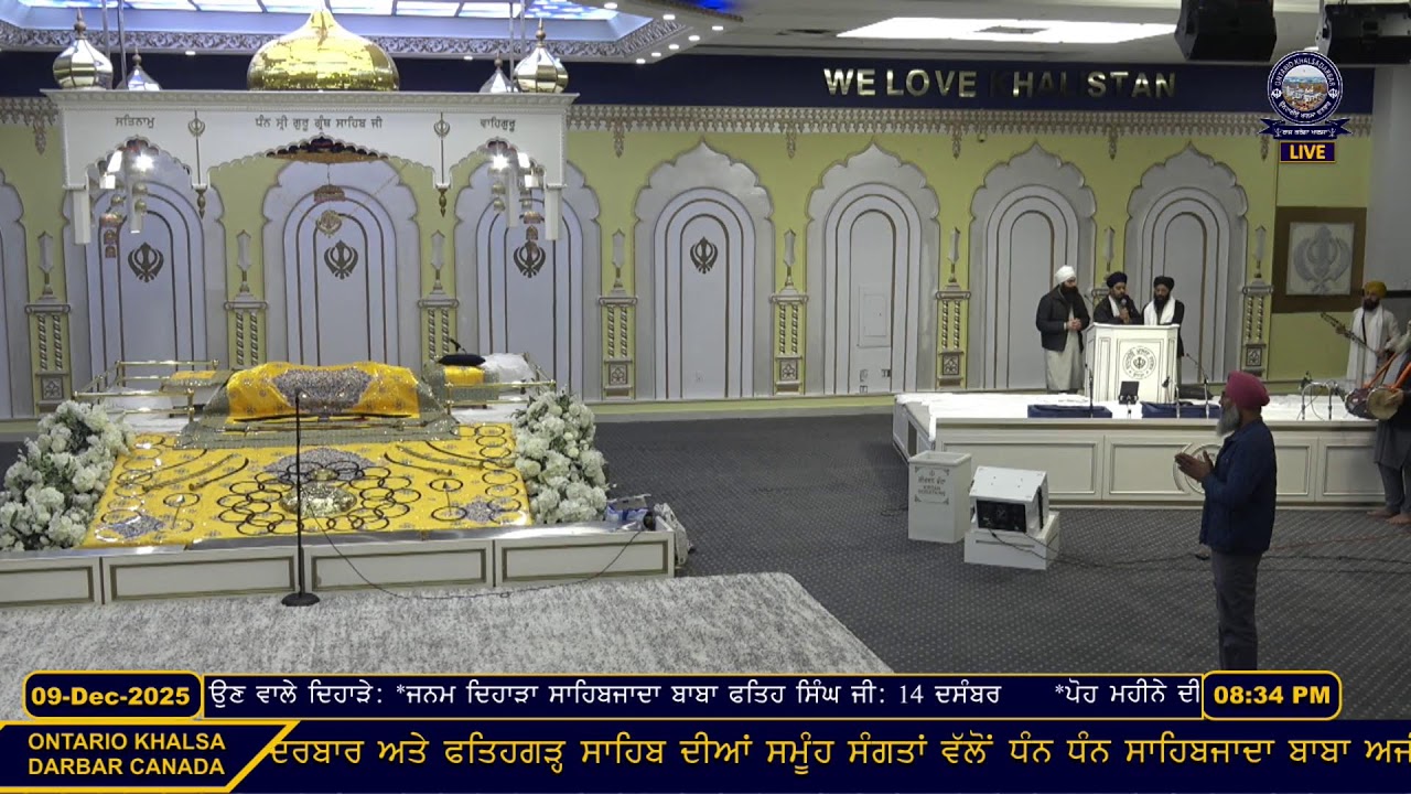 Live From Gurudwara Ontario Khalsa Darbar