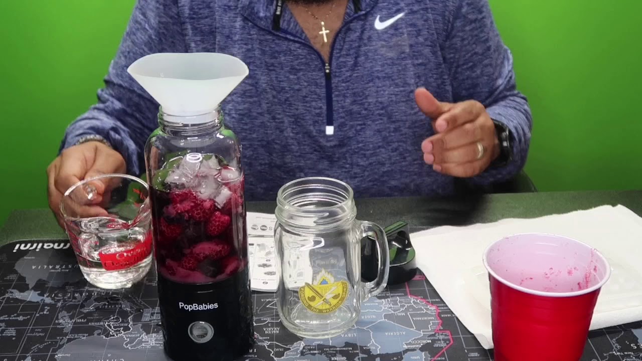 PopBabies Portable Personal USB Rechargeable Blender Unboxing & Review