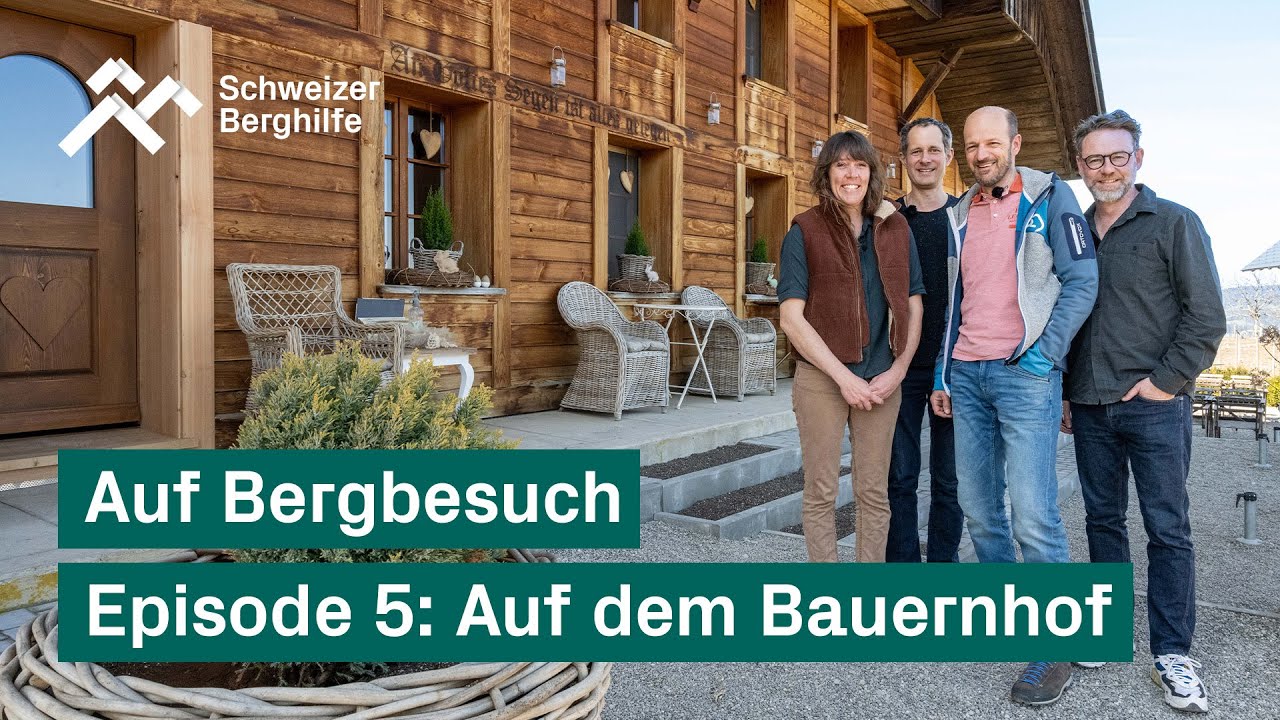 Auf Bergbesuch: Nik Hartmann und Kurt Zgraggen auf Bauernhof «wielandleben» im Emmental. Episode 5/5