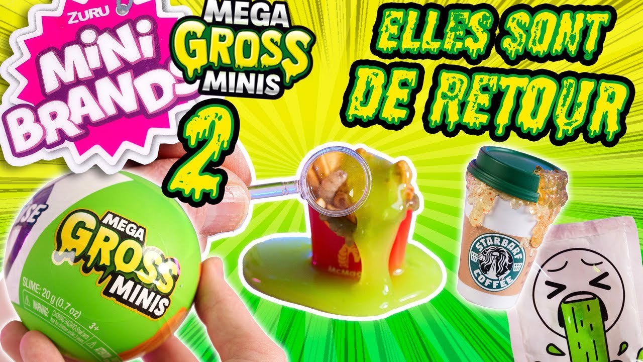 MEGA GROSS MINIS 2 MINI BRANDS De Retour et toujours aussi Crado !
