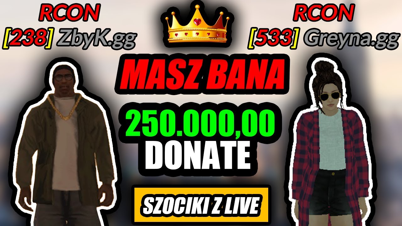 DONATE 250.000,00! GREYNA i ZBYK na LIVE?! | 4LIFE MTA (urywki z LIVE)