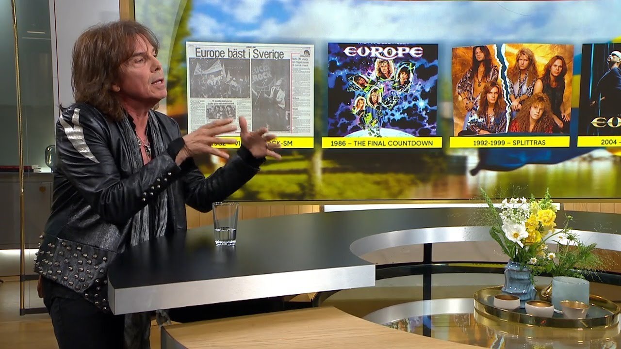 Europes världsturnéer fortsätter: ”Startade när vi var 14 år” | Nyhetsmorgon | TV4 & TV4 Play