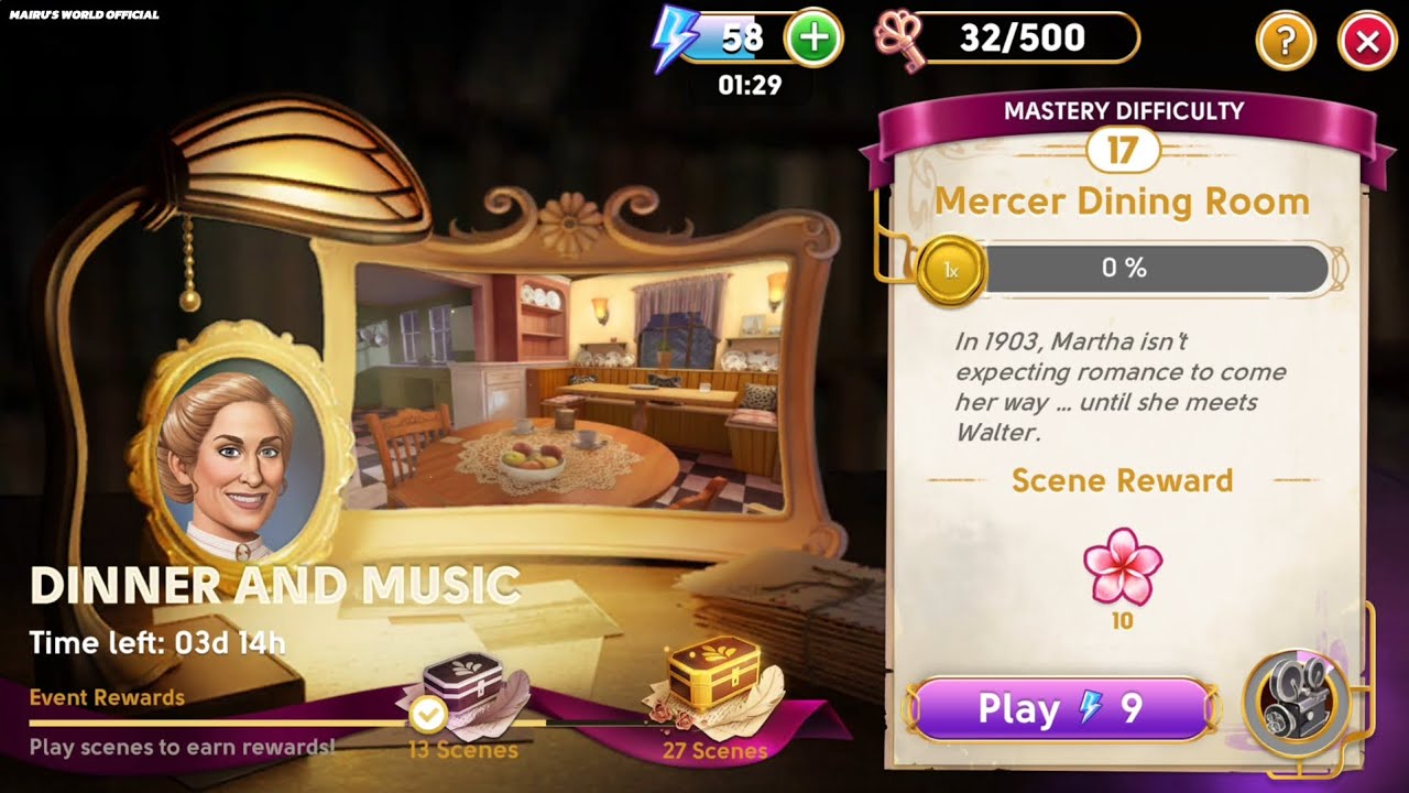 June's Journey Secrets 13r Scene 17 Mercer Dining Room Silhouette Mode 4K ULTRA HD
