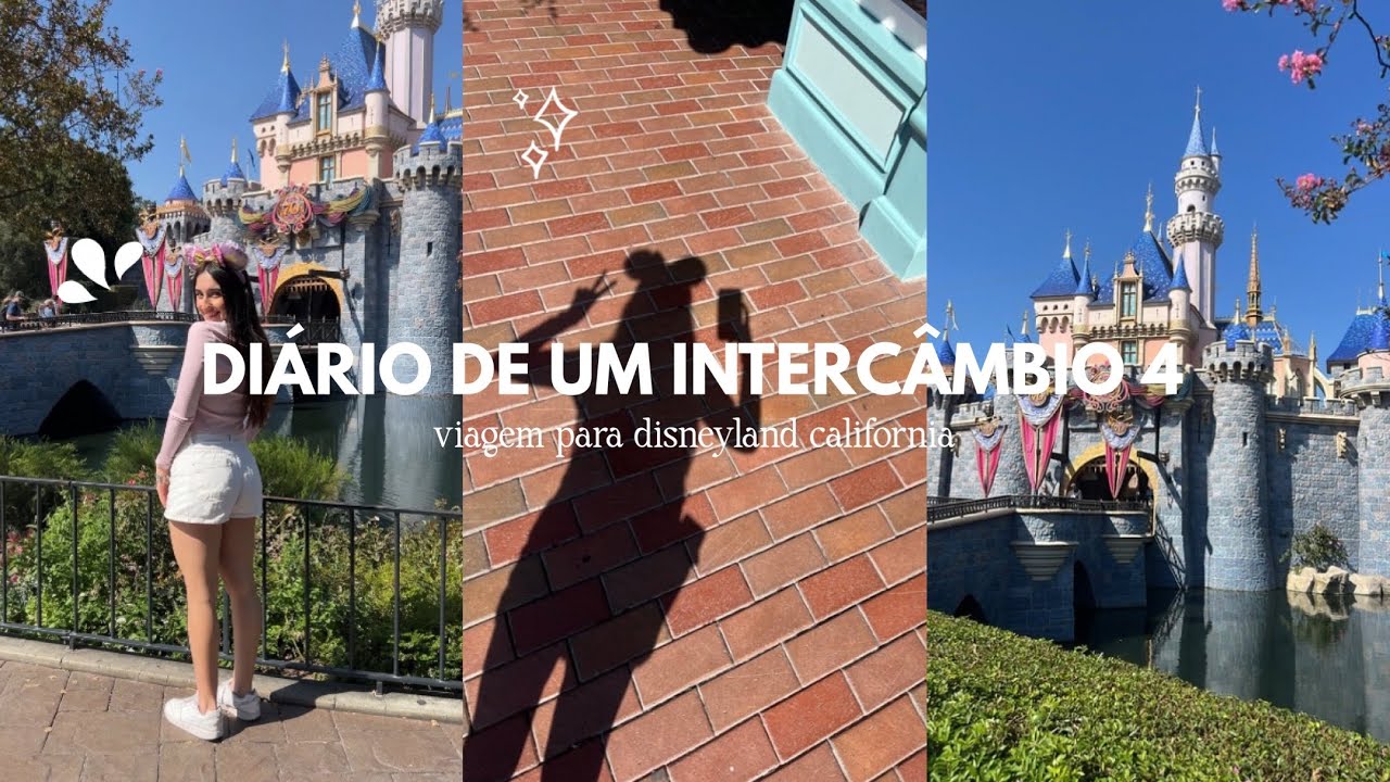 DIARIO DE UM INTERCAMBIO 4: vlog da minha viagem para a DISNEYLAND CALIFÓRNIA🩷🐭