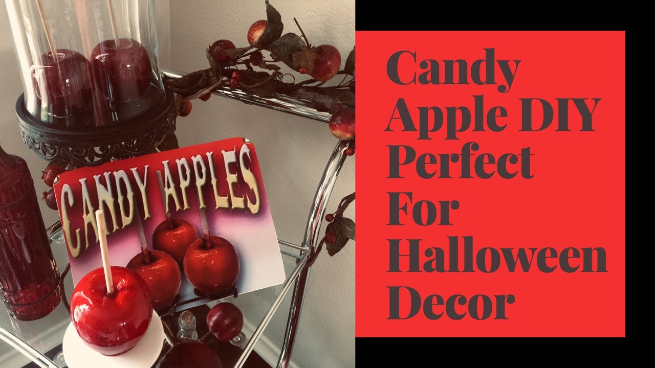 Fall Crafts/Faux Fake Candy Apples /Just In Time For Fall!