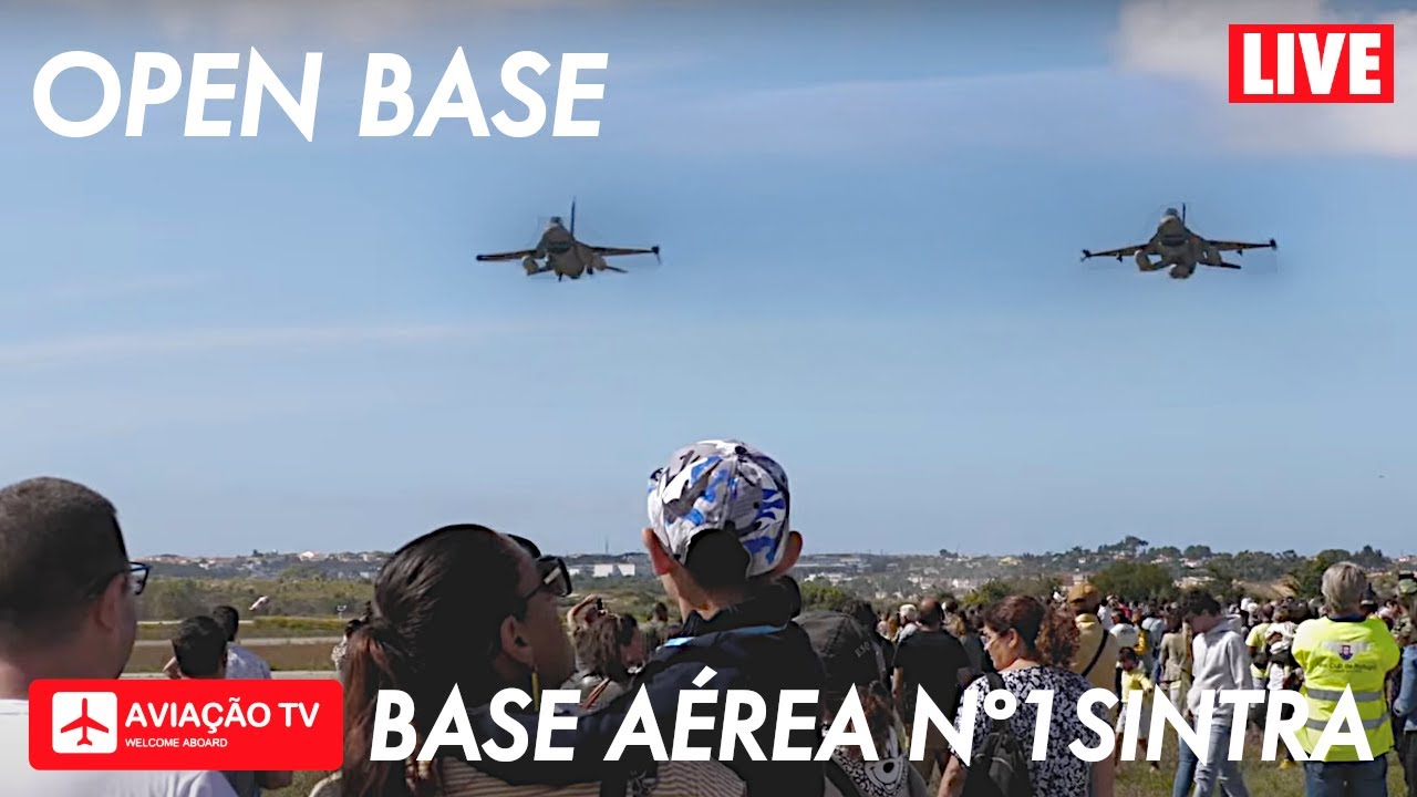 🔴 LIVE F-16s | Base Aérea N1 Sintra | Base Aberta 09.09.2023