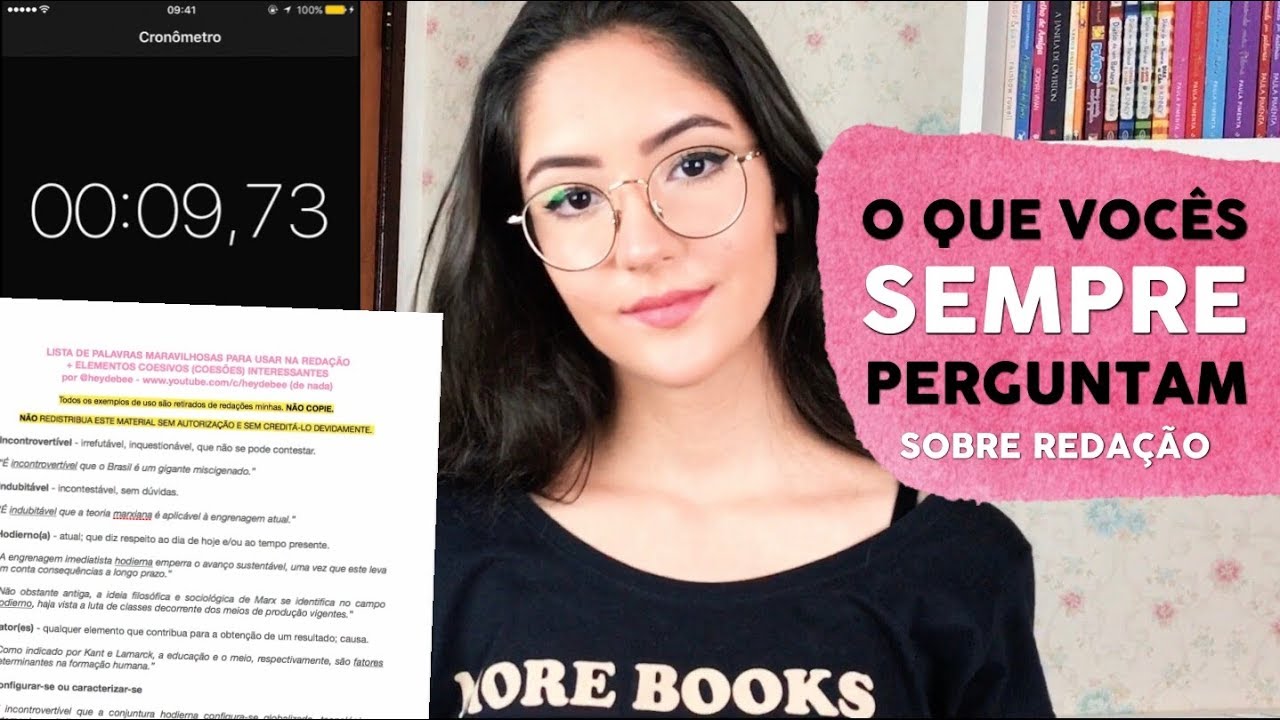 Como adquiri vocabulário, treinei meu tempo, pdf com minhas redações e + | heydebee