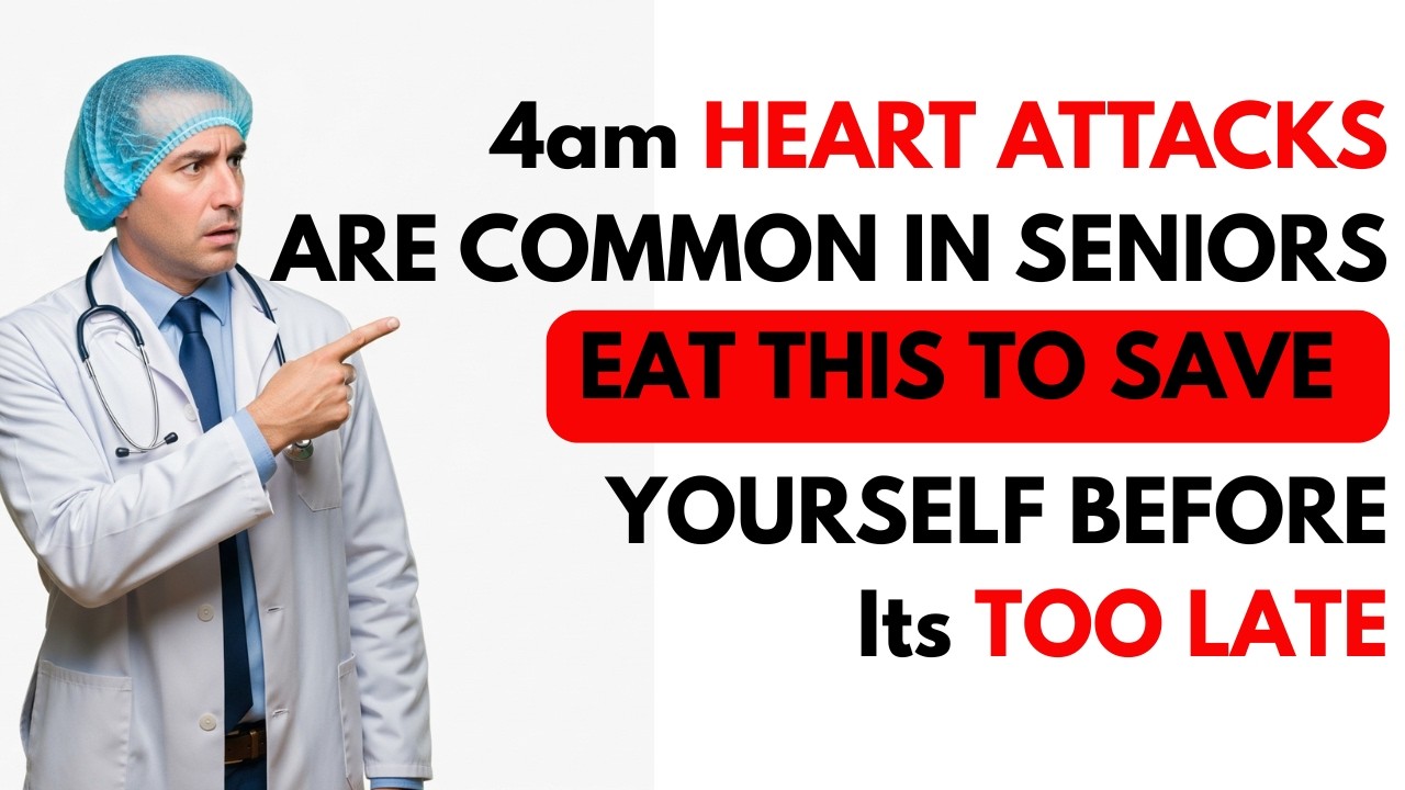 The 4 AM Heart Attack: Why Your Body Is Most Vulnerable While You Sleep | Senior Health Tips