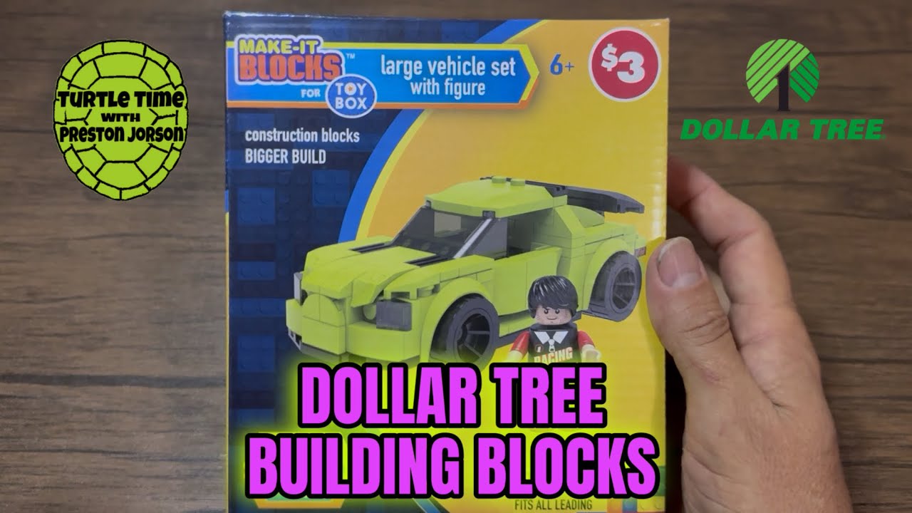 Dollar Tree Make-it Blocks Car build