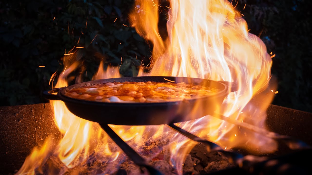 Шакшука или ВКУС ДЕТСТВА / Израильская Шакшука на костре