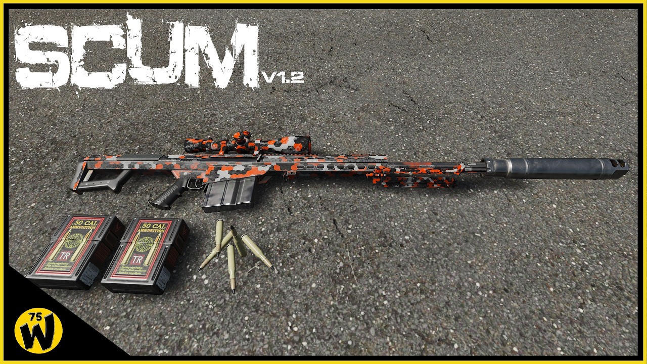 SCUM 1.2 - Surviving With The M82 Rifle - Community LiveStream