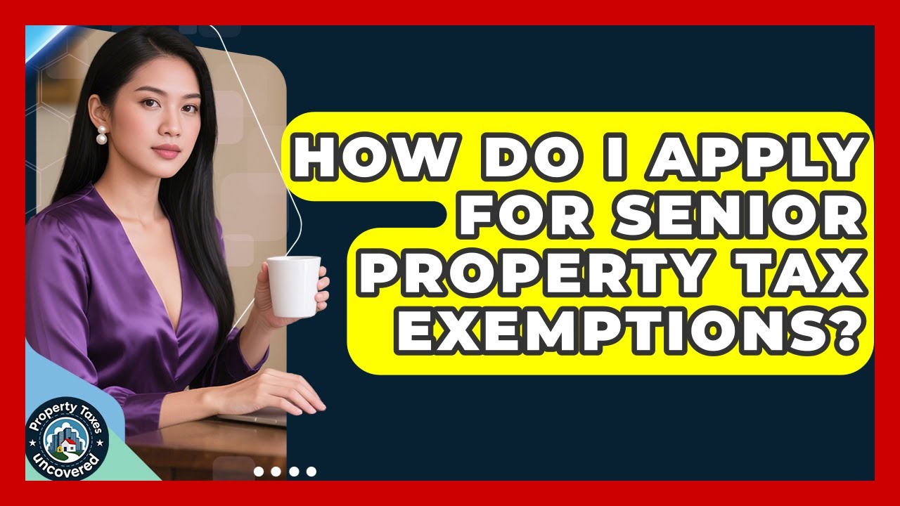 How Do I Apply for Senior Property Tax Exemptions? | Property Taxes Uncovered News