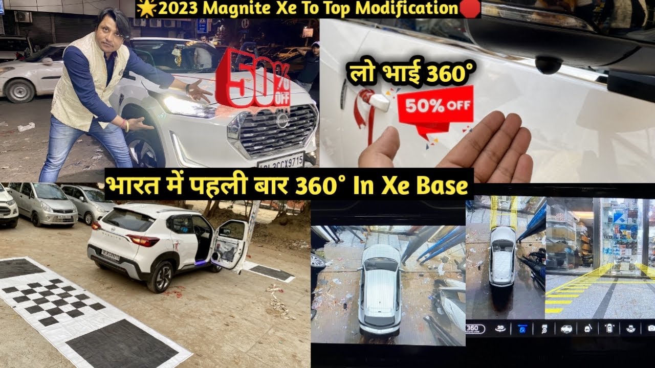 🌟 2023 Magnite Xe Install 360• Camera🔥 Magnite Modified🔥 Magnite Modification🔥 Magnite Xe🔥 King