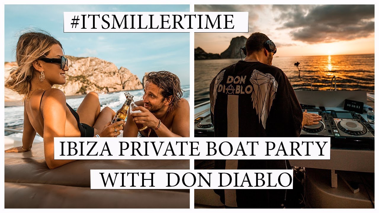 Privát hajós buli DON DIABLO-val IBIZÁN!!! #Itsmillertime - Nana's Diaries Vlog 45