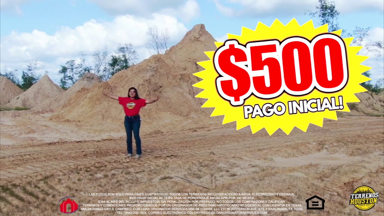 Terrenos en Venta en Houston! No batalles mas!!!