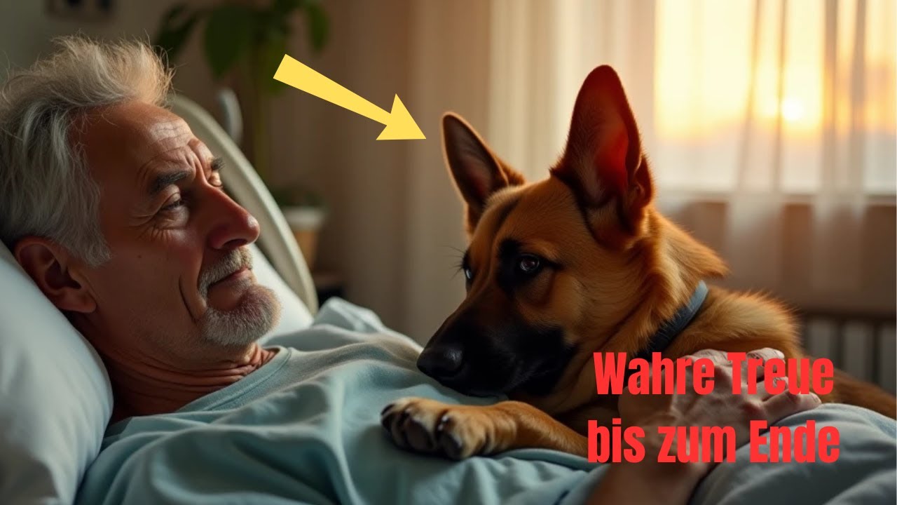 Dieser Schäferhund spürt, dass sein Besitzer stirbt – sein Verhalten schockiert alle
