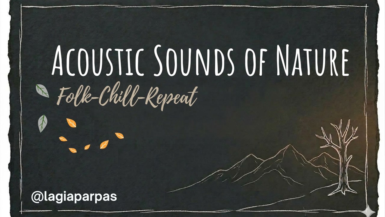 🌿 Minimal Nature Drawings & Acoustic Sounds of Nature