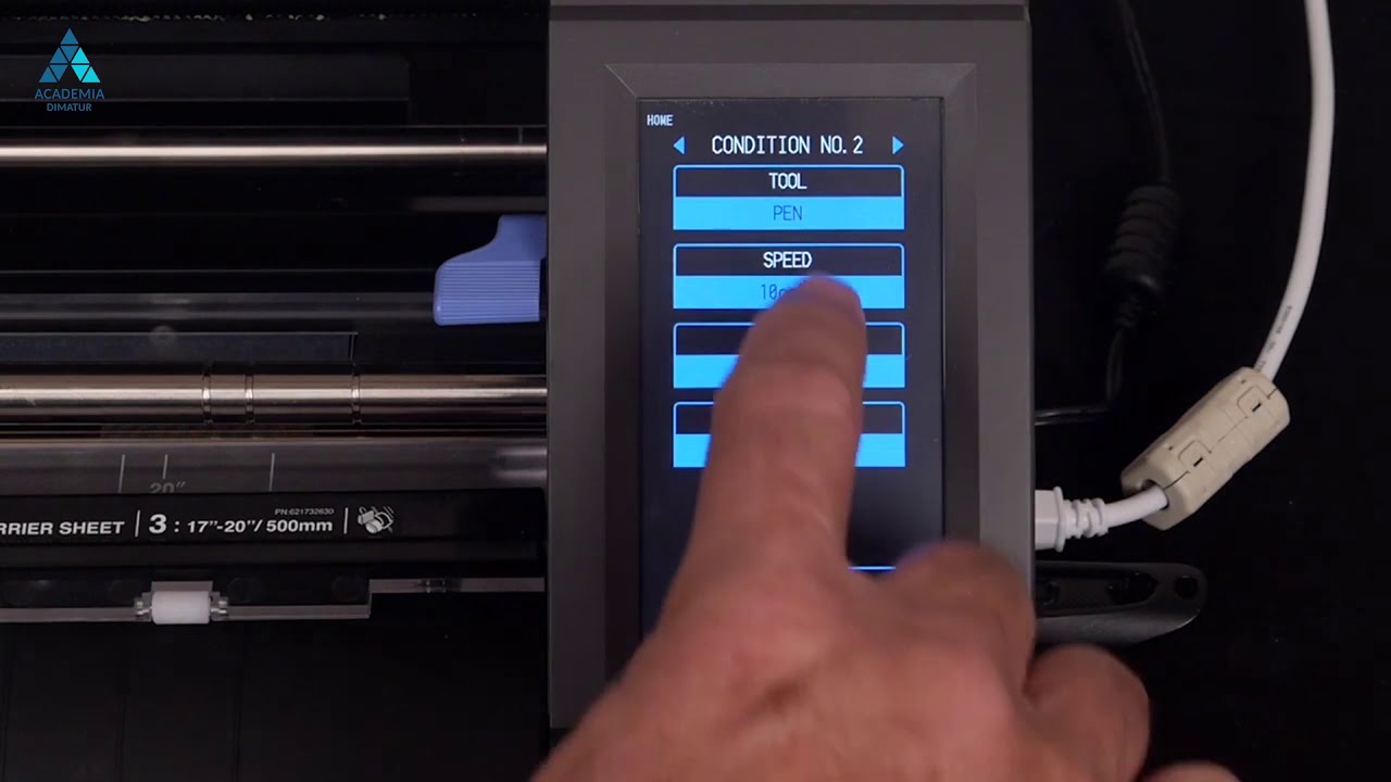 Academia Dimatur – Graphtec CE LITE-50 - Configuring of Conditions