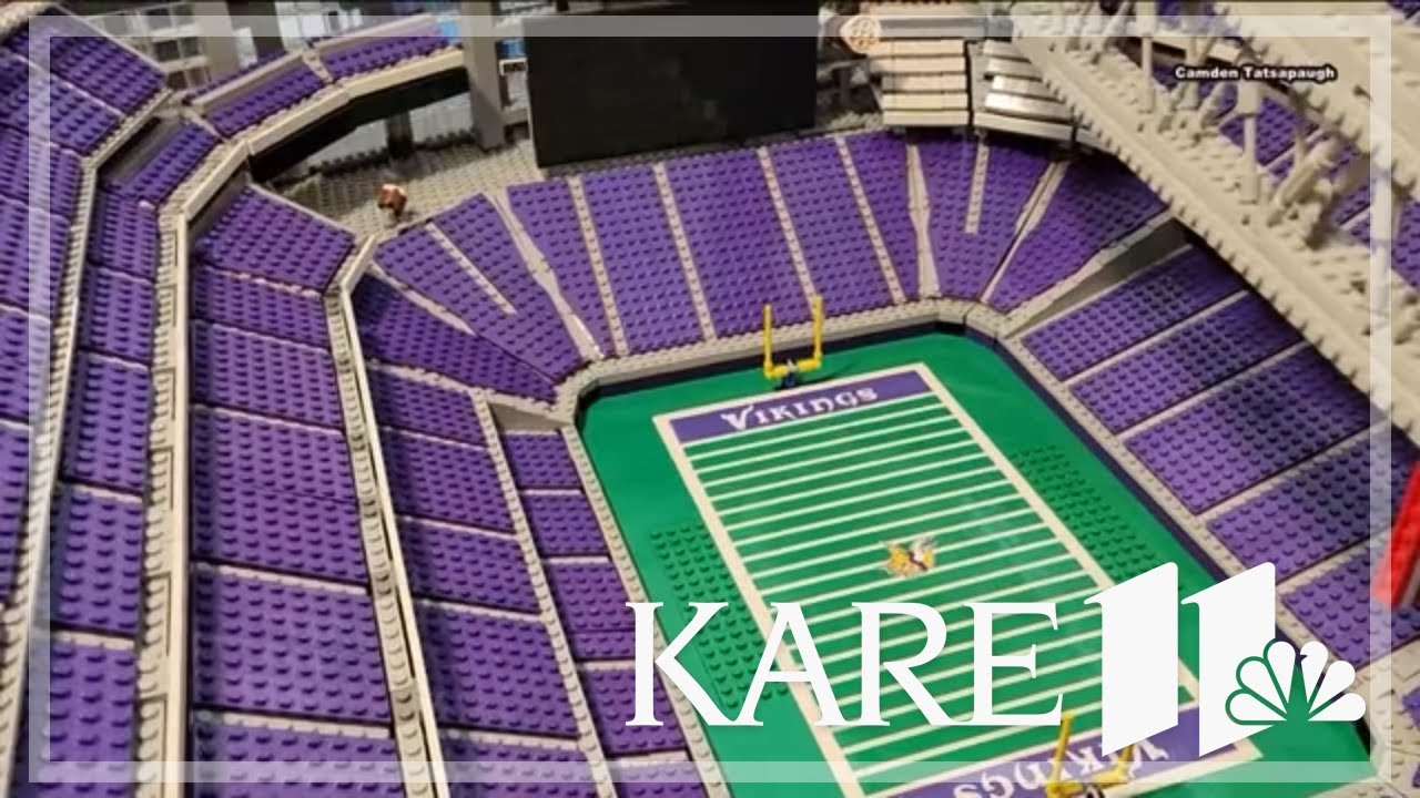 Vikings fan builds LEGO model of U.S. Bank Stadium