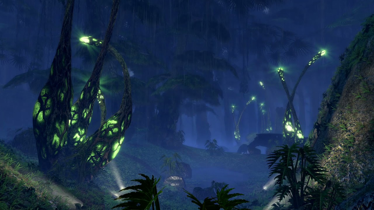One Hour of Halo Music and Ambience - Swamp & Rain Sounds - Halo CE - Relax, Sleep, Study, Vibe