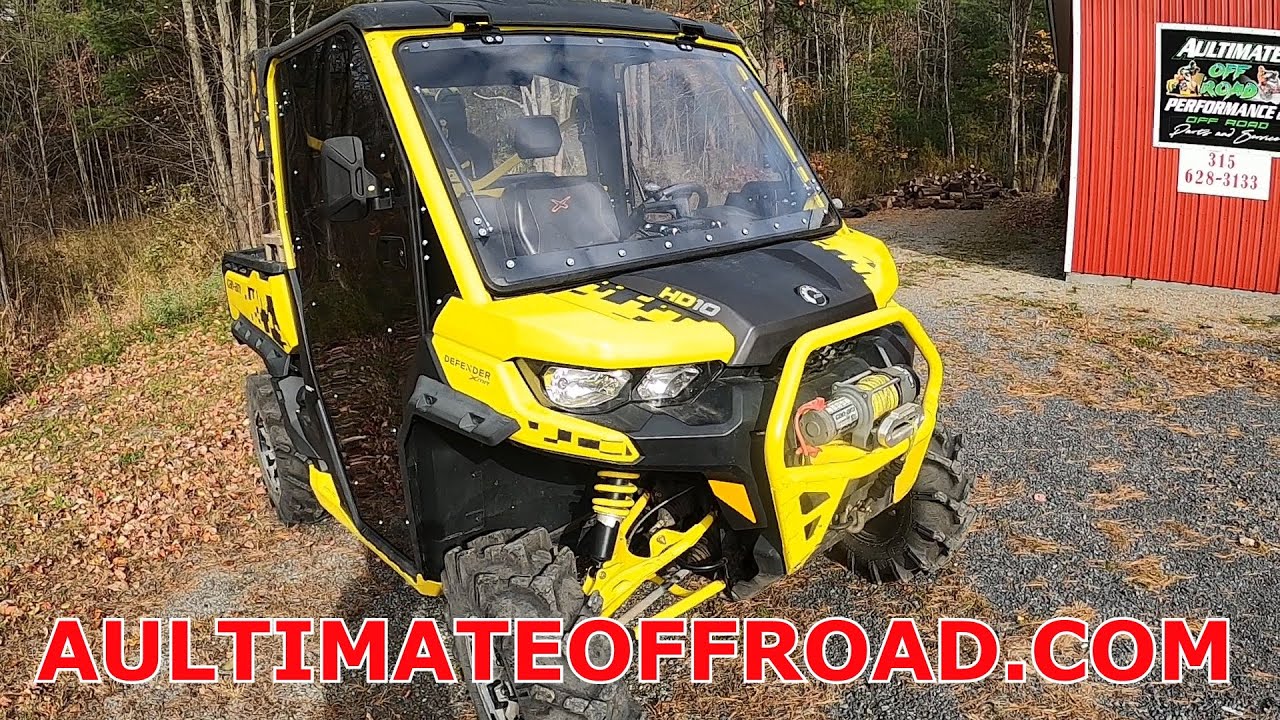 CAN-AM DEFENDER FLIP WINDSHIELD EASY INSTALL