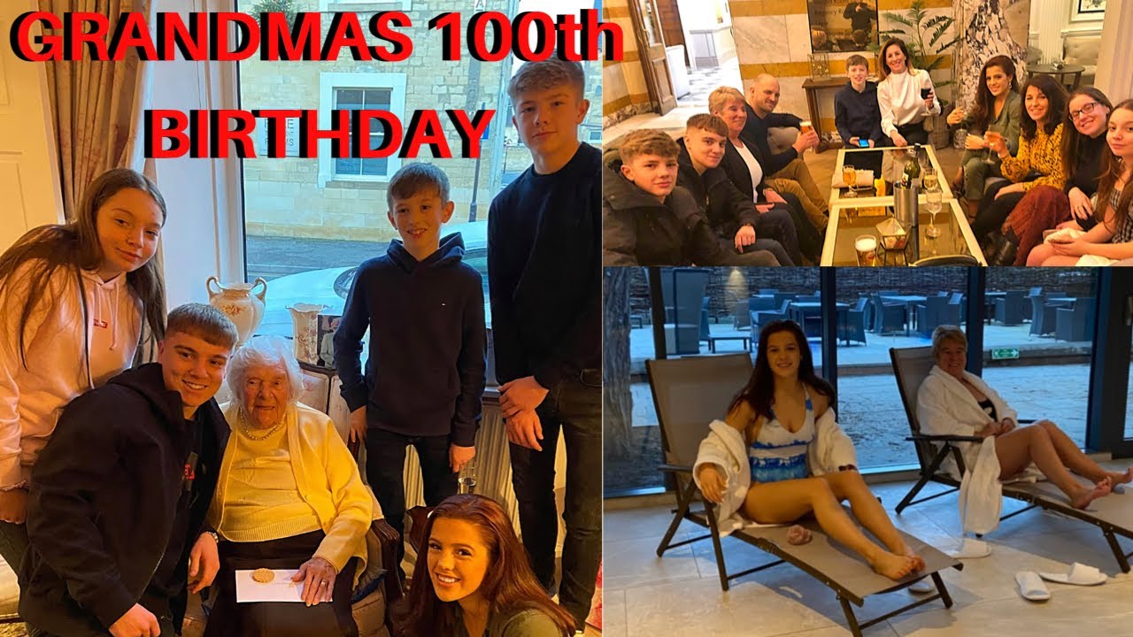 GREAT GRANDMA’s 100th BIRTHDAY VLOG IN HARROGATE | Emily Monks