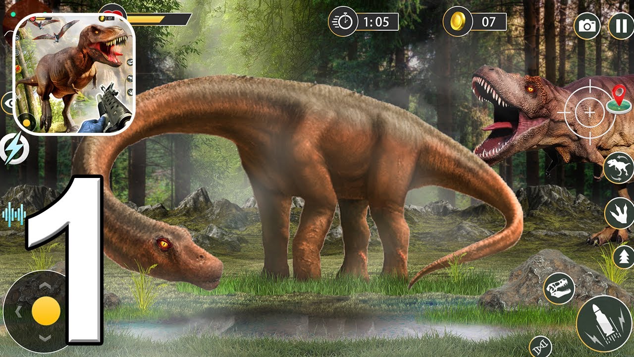 Dino Hunt: Animal Hunting Game Android Gameplay - Part 1