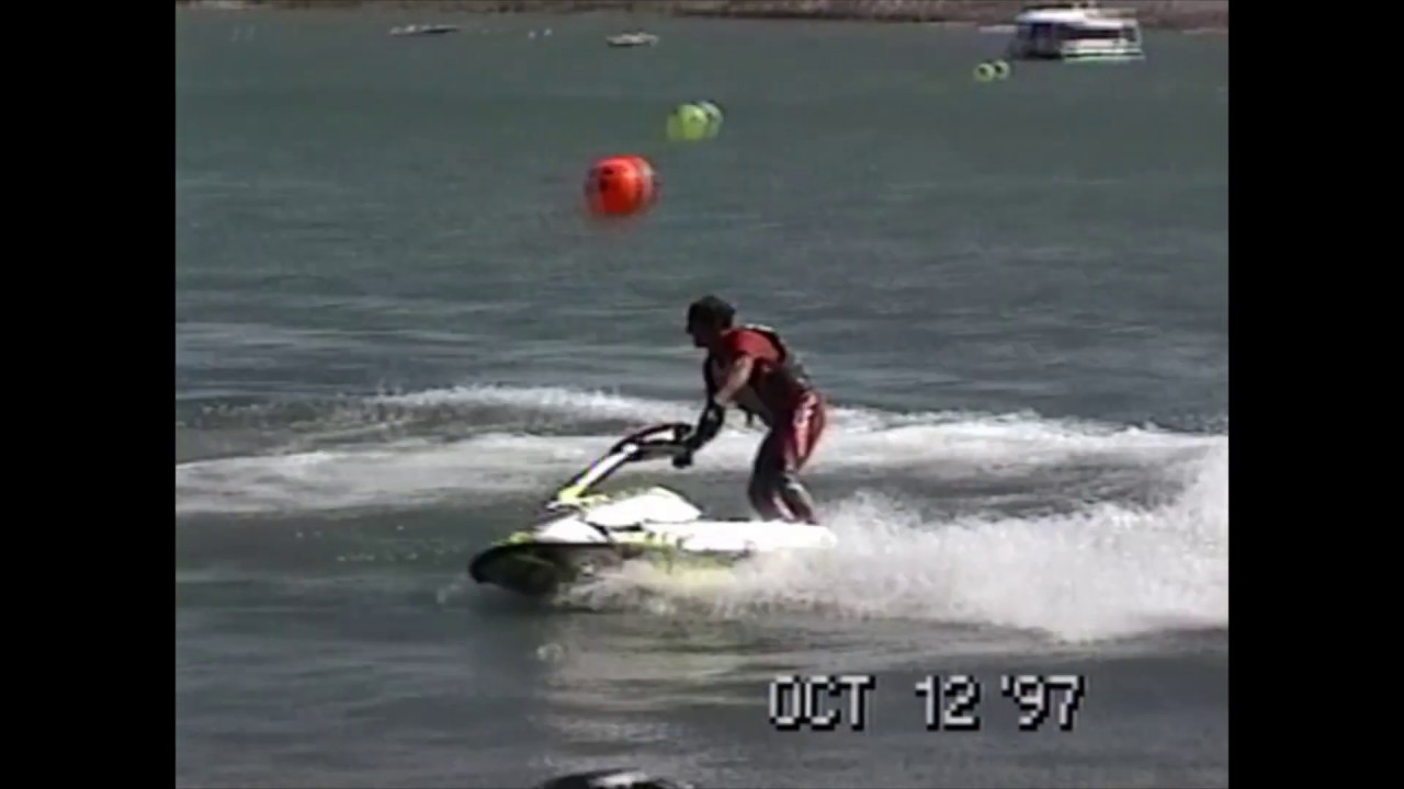 Jet Ski World Finals at Lake Havasu | Pro Freestyle Run Rick Roy 1997