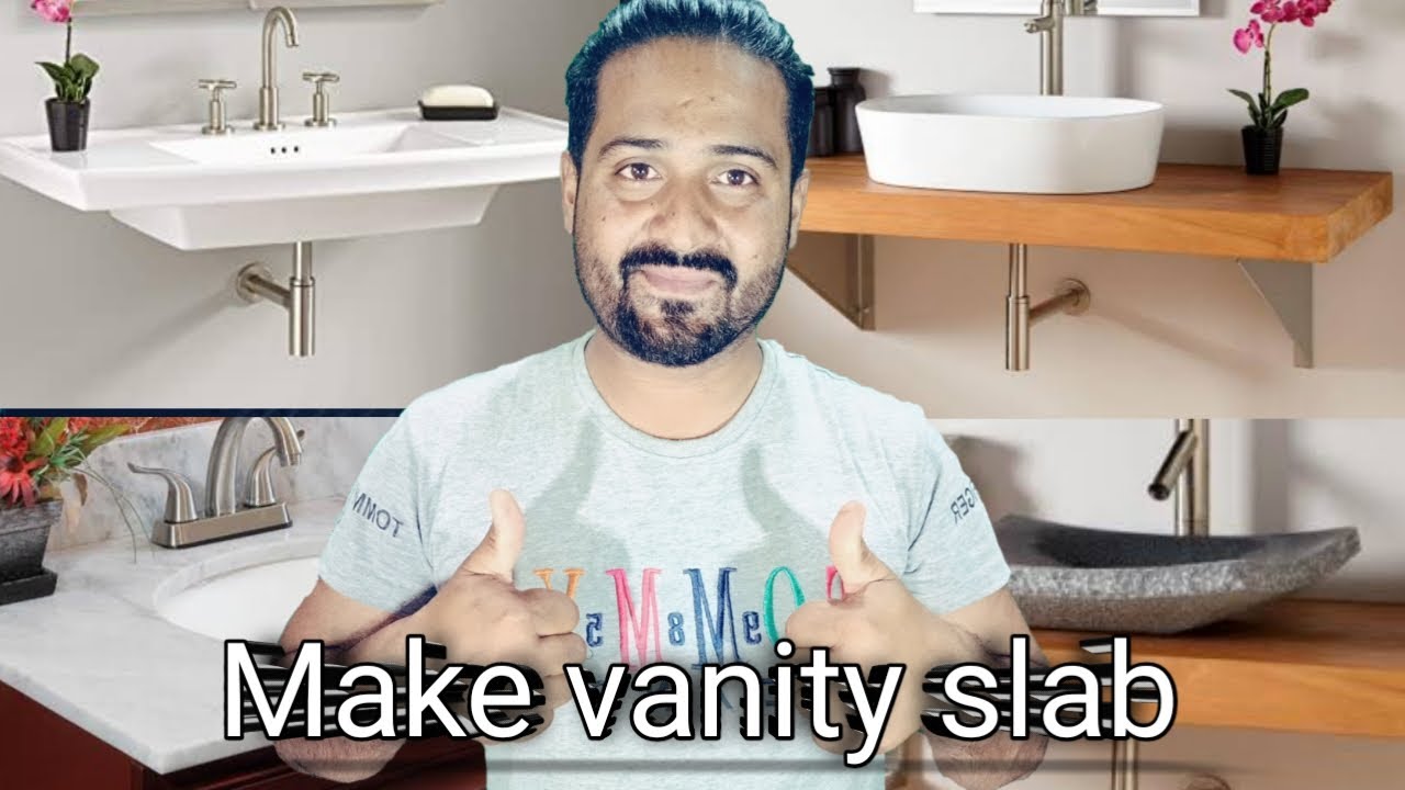 make washroom vanity | under counter | over counter | vanity slab | latest vanity basin design