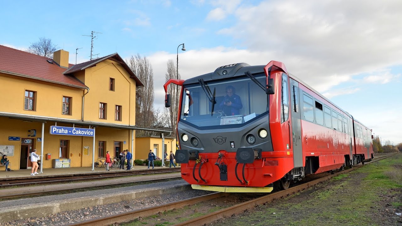 Prezentační jízdy jednotky 813-913, linka S34, Praha 10.11.2015