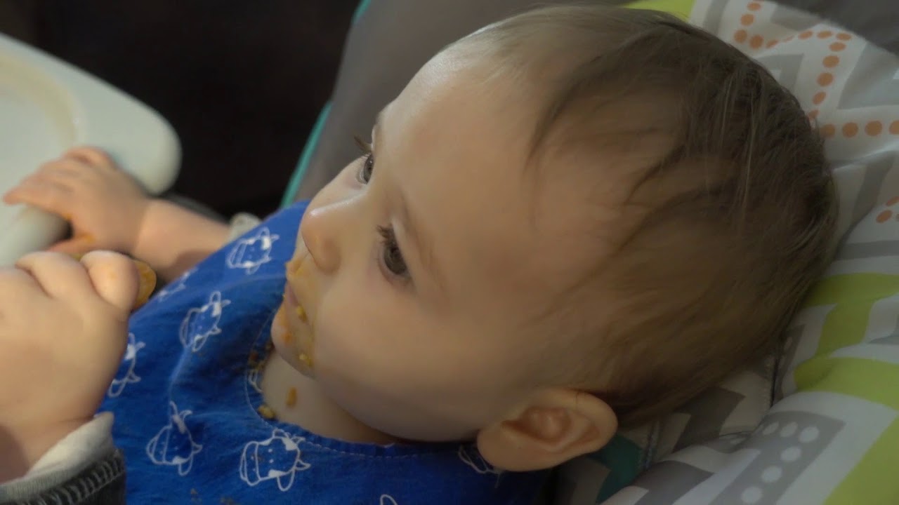 Spitting In Tubes and Feeding the Baby | Family Baby Vlogs