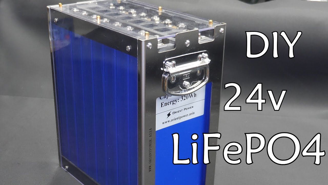 Test and Review of a 24v LiFePO4 Diy Battery from Orient Power!