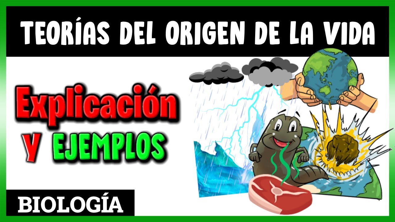 Teorías del ORIGEN de la VIDA | Explicación Simple, Clara e Ilustrada