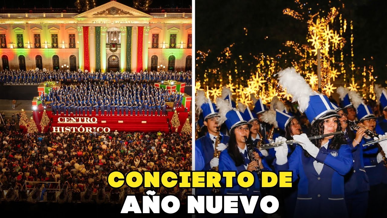 CONCIERTO DE AÑO NUEVO en EL SALVADOR | Centro Histórico 