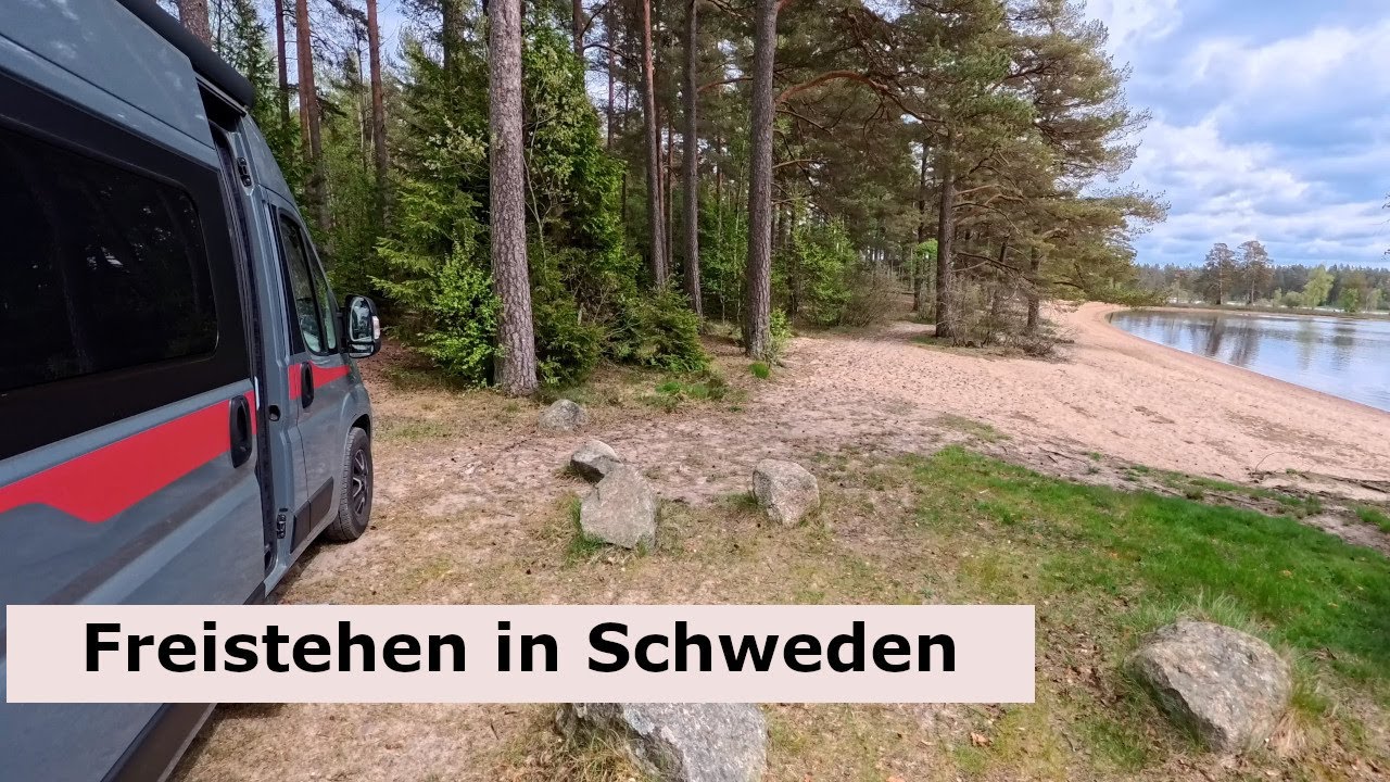 Freistehen mit dem Camper in Schweden