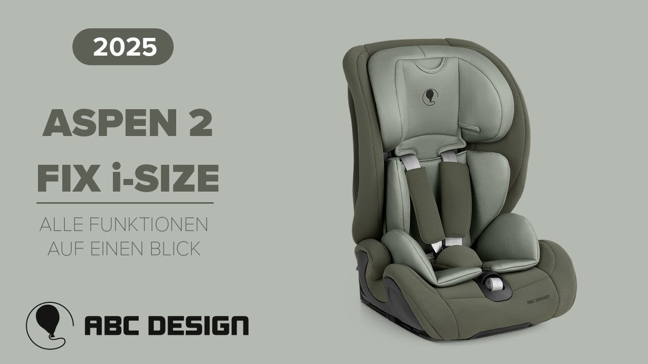ASPEN 2 Fix i-Size - Kindersitz ab 15 Monate (Modell 2025) | ABC Design