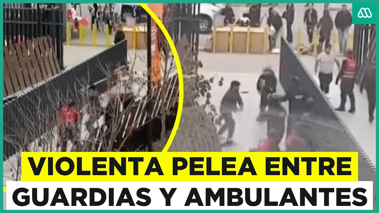Viña del mar: Ambulantes atacan con palos a guardias de Mall Espacio Urbano