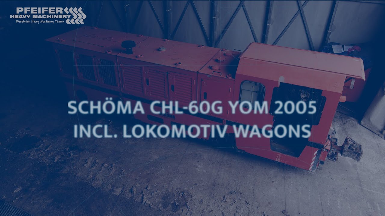 Sch&ouml;ma CHL 60G 2005 Hydrostatic Tunnel Train