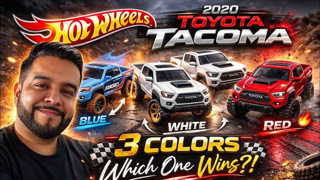 Hot Wheels 2020 Toyota Tacoma Review | 3 Color Comparison which one wins 
