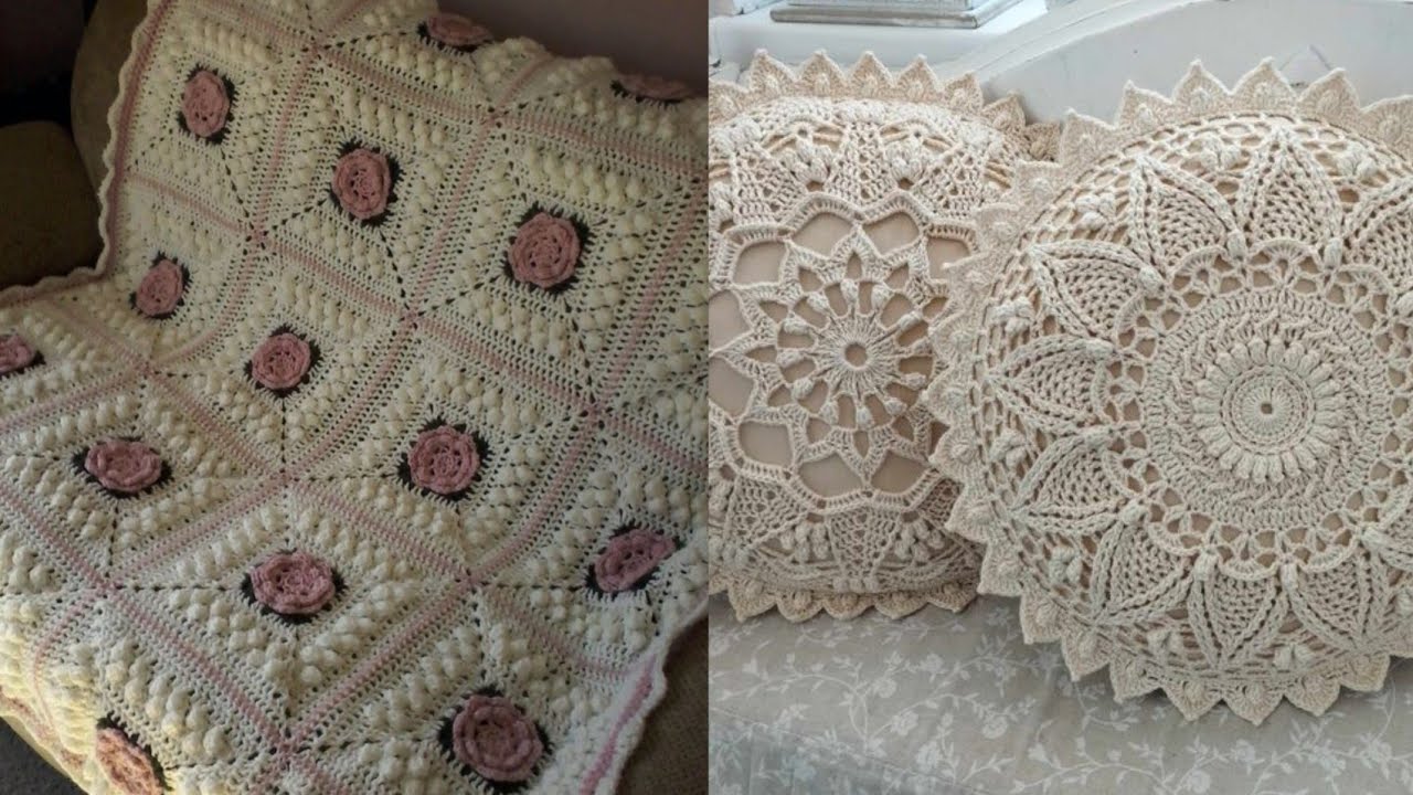 Unique Crochet Bedsheet Designs with Artistic DetailingVintage-Inspired Crochet Bedsheets