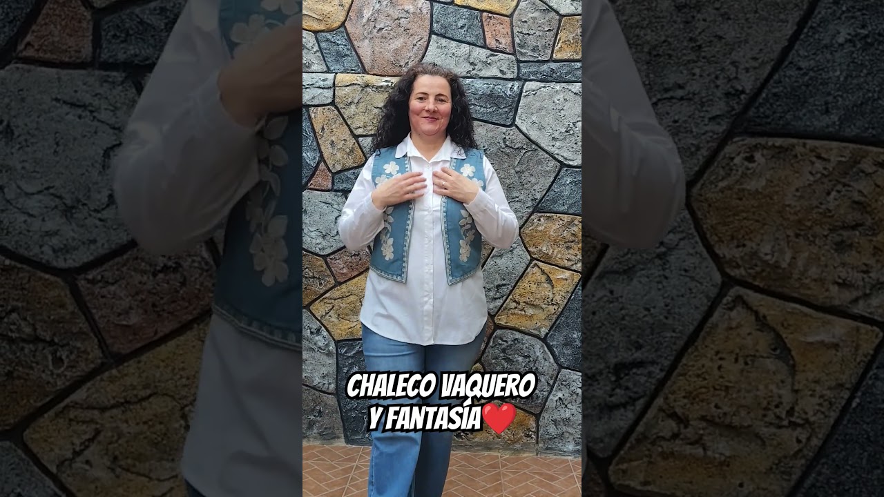 ✨Descubre nuestros Chalecoss Vaquero Bordado y de Fantas&iacute;a  #nykalycom #ModaMujer #ChalecoVaquero