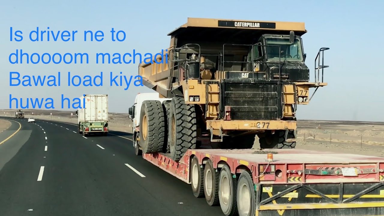 Episode-27: Jab road pe hamko mila monster.Trucking in Saudi Arabia